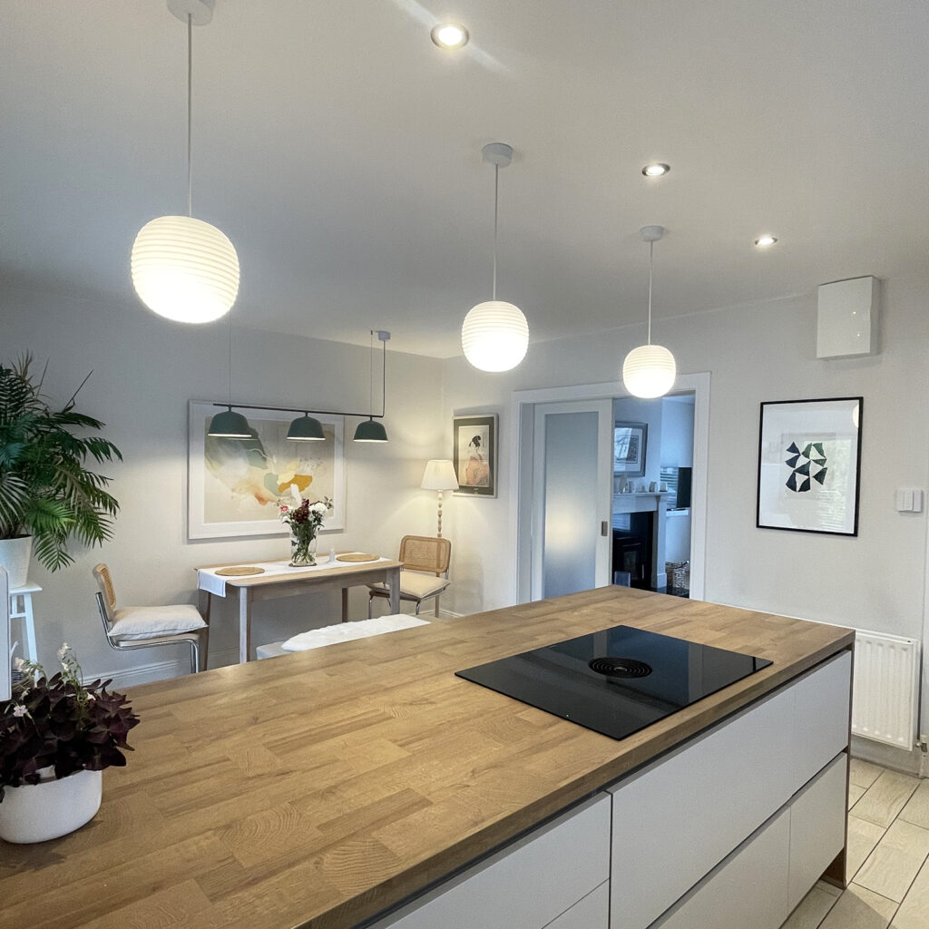 kitchen island pendant lighting by new works 